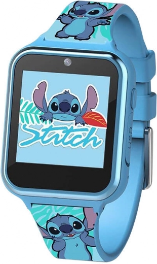 Montre connectée pour enfants avec motif DISNEY Lilo & Stitch, bleue