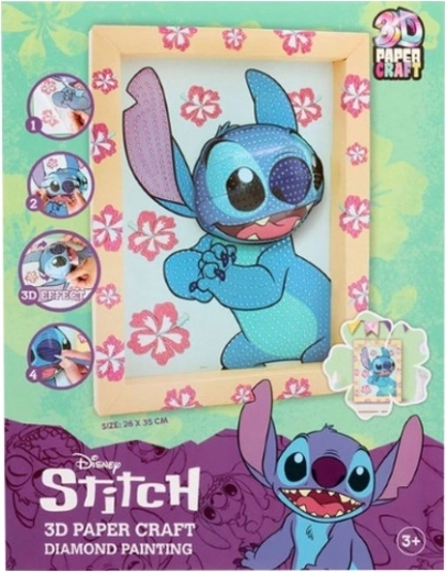 Origami Picture Stitch Diamond 3D Mosaic 26 × 35 cm