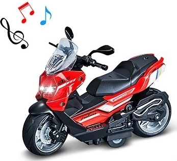 Metal Scooter 1:12 with Sound and Light