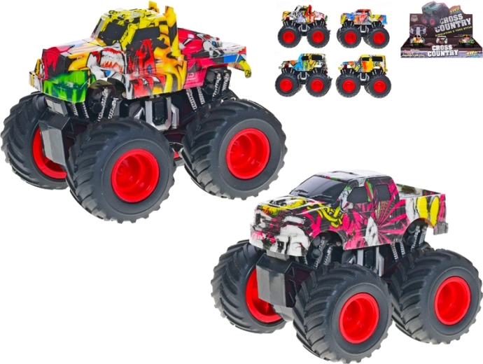 Monstertruck met vliegwiel 12 cm