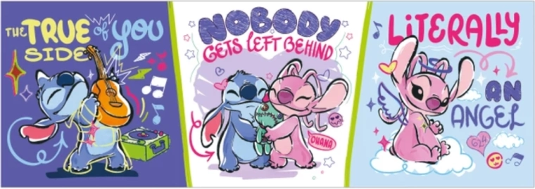 Panoramische puzzel STITCH Relaxeert 150 stukjes