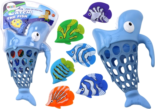 Panier pour attraper des poissons dans l’eau – requin bleu
