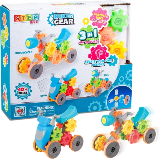 Kit de construction STEM moto et quad 3-en-1 HAP-P-KID