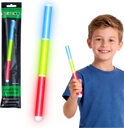 Fluorescent tricolor glowing stick Glow Stick 31.5 cm