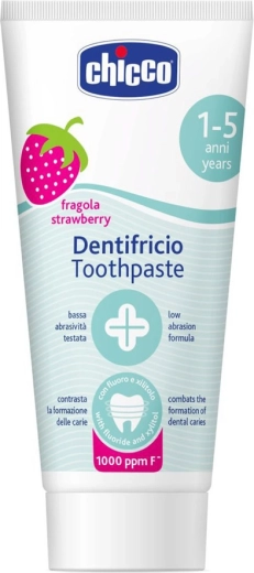 Chicco dentifrice enfant fraise avec fluor 50 ml (1–5 ans)