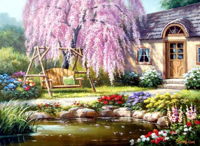 ANATOLIAN Puzzle Cottage by the Cherry Tree 1000 Pieces