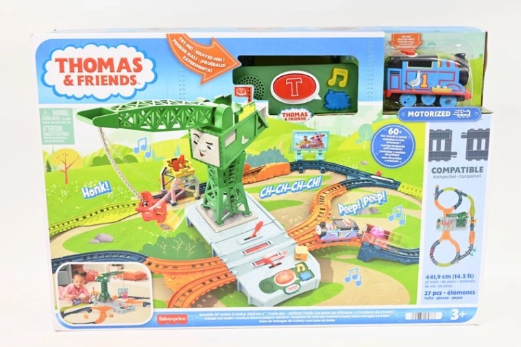 Thomas & Friends Track Set with Cranky the Crane Karl with Sounds