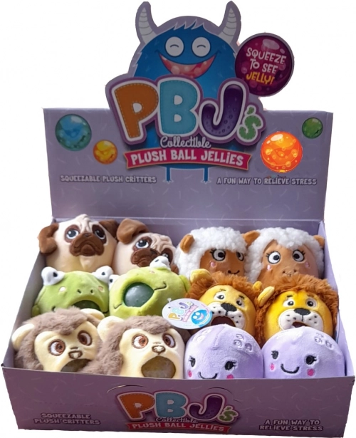Plush Toy with Stress Relief Balls
