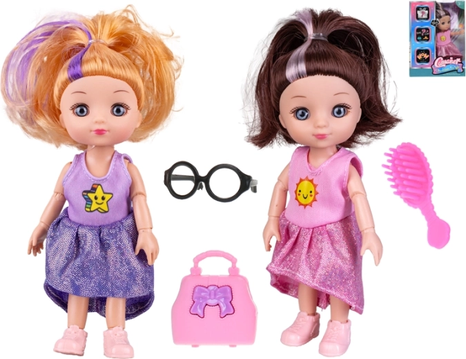 Poupée avec accessoires 15,5 cm