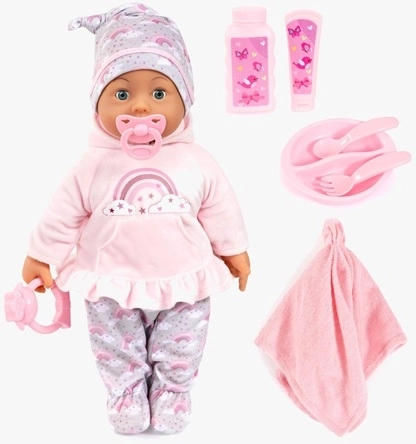 Bayer baby-pop met geluiden en accessoires