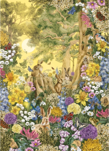 Puzzle Frühlingsdämmerung 1000 Teile GIBSONS