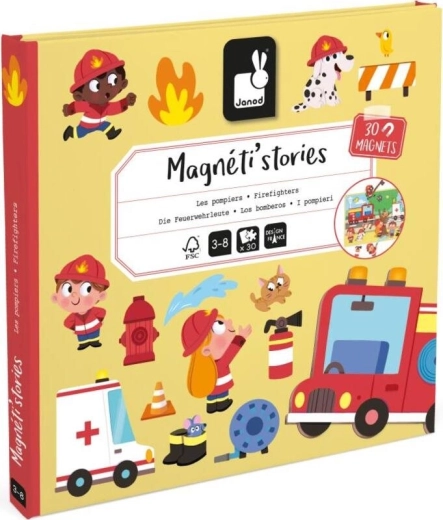 Magnetisch boek brandweer JANOD