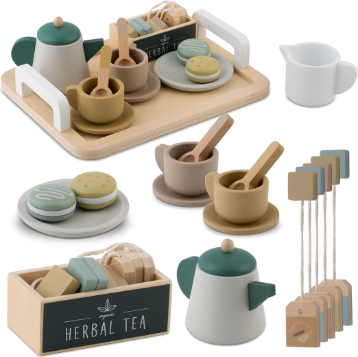 Service à thé en bois NUKIDO