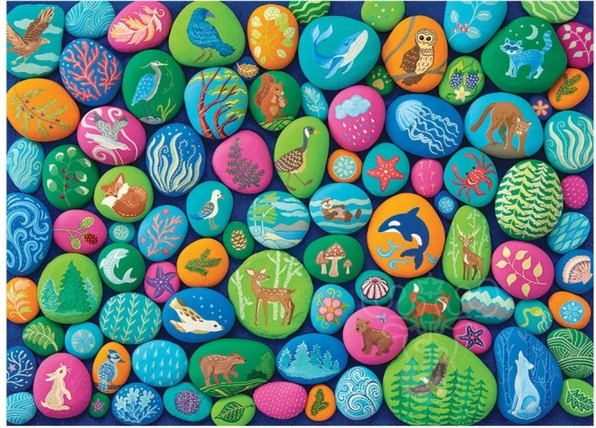Puzzle Painted Stones of the Northwest by Cobble Hill, 1000 pieces