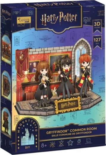 Cubic Fun Harry Potter Gryffindor Common Room 3D Puzzle