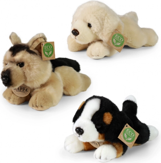 Plush Lying Puppy 20 cm eco friendly