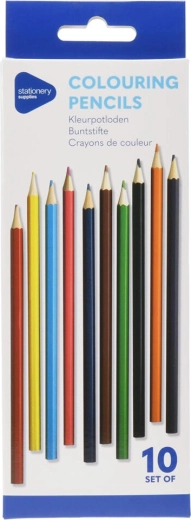 Wooden colored pencils 10 pcs