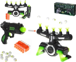 Schietspel met zwevende doelen DARK WARS – pistool met foamkogels