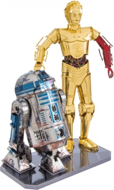 3D metalen puzzel Star Wars: R2-D2 en C-3PO