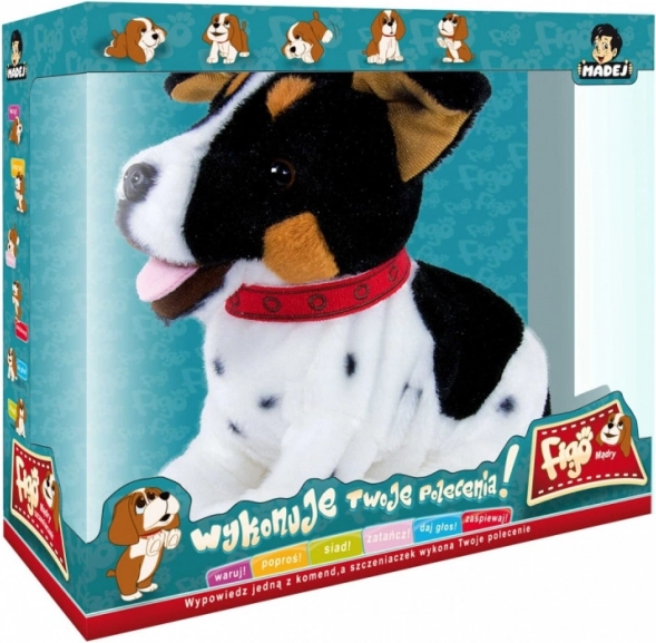 Interactive Plush Dog Jack Russell Terrier Figo with Voice Commands