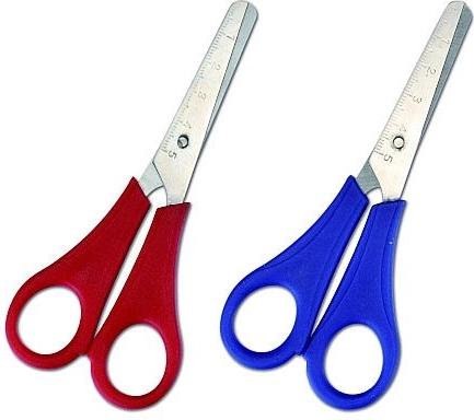School Scissors CONCORDE Light 13 cm with Ruler