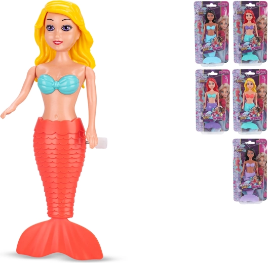 Mermaid Stars mermaid doll with wind-up mechanism 18.5 cm