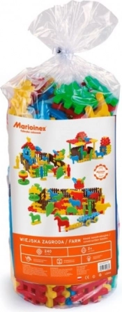 Construction Set Village Farm – 240 pieces in a bag