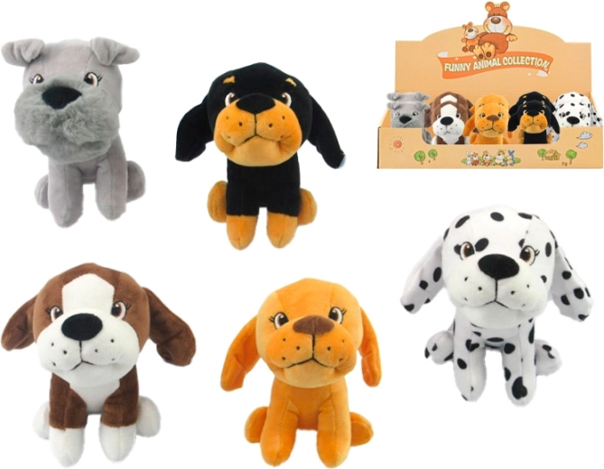 Pluchen hondje 13 cm – zachte knuffel voor kinderen vanaf de geboorte