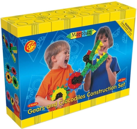 Jeu de construction MORPHUN Crocodiles et engrenages 270 pièces