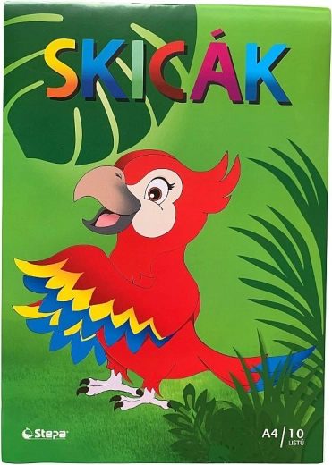 Sketchbook A4 10 sheets 180 g/m²