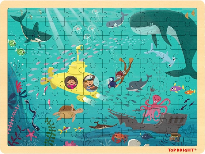 TOP BRIGHT Wooden Puzzle Sea World