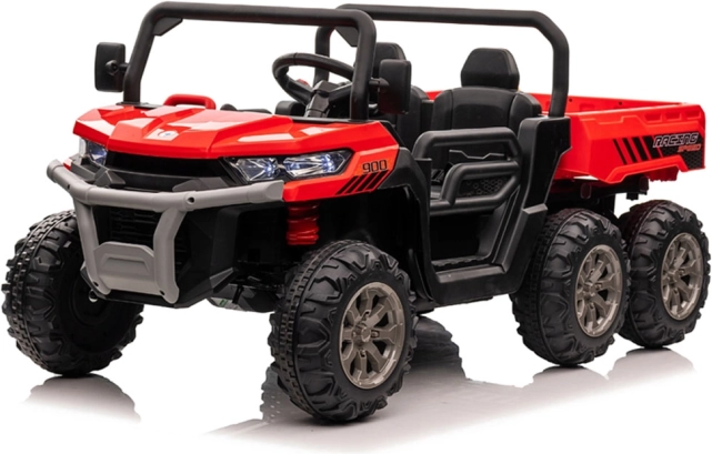 Kids’ Electric Car Farmer Truck 24V with Tipping Bed – Red