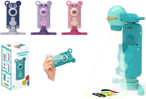 Projecteur pliable de dessin 2-en-1 en forme d’ourson