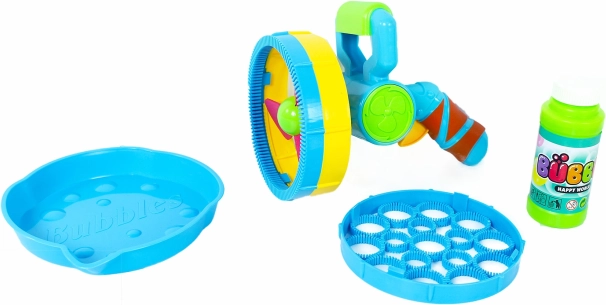 Grande pistolet à bulles avec liquide à bulles