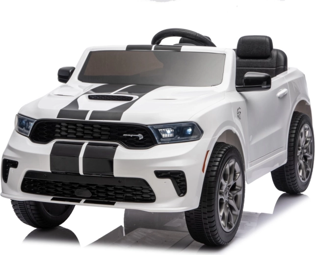 Voiture électrique pour enfants Dodge Durango blanche