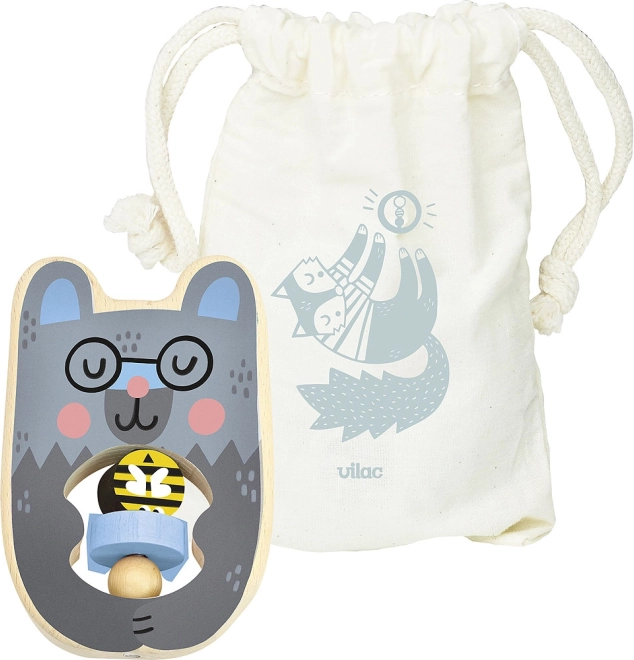 Vilac wooden rattle bear