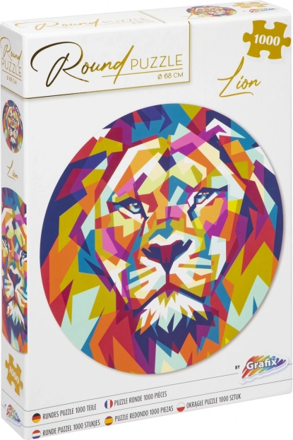 Puzzle rond Lion 1000 pièces