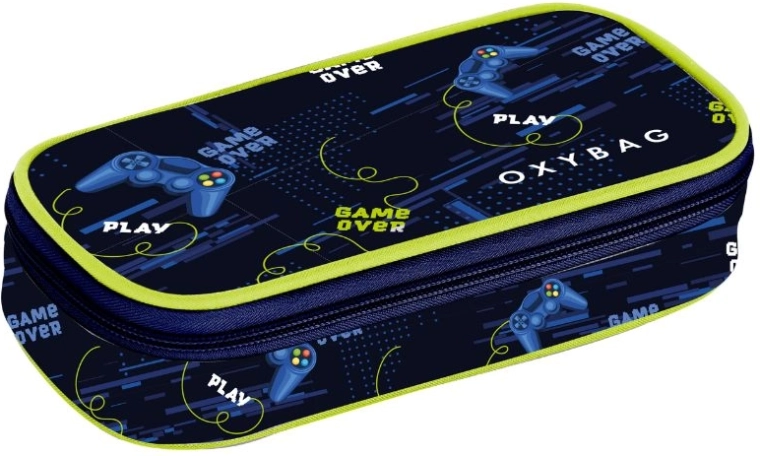 Trousse étui Jumbo Gamer bleu