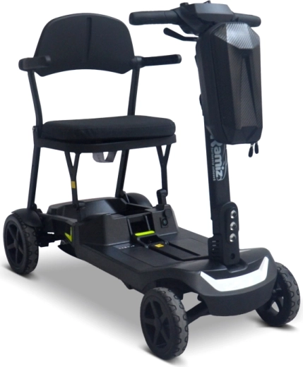 Scooter électrique senior SeniorStar à quatre roues – noir