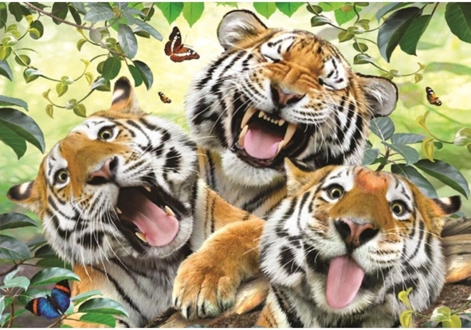Puzzle Tiger Selfie 260 Pieces