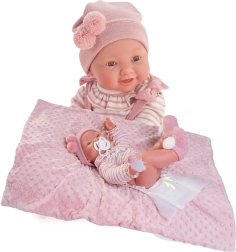 Realistic baby doll MIA with blinking and peeing 42 cm