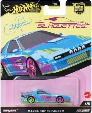 Hot Wheels premium model Mazda RX-7 FC Pandem op schaal 1:64