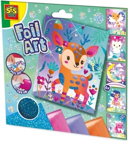 SES creatieve set met glinsterende foliekunst – Avondverhalen