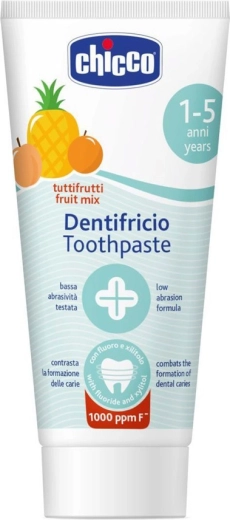Chicco dentifrice pour enfants mélange fruité au fluor 50 ml (1–5 ans)