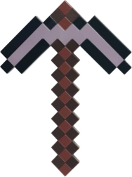 Minecraft Netherite plastic pickaxe 42 cm