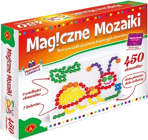 Mosaïques magiques – kit éducatif créatif 450 pièces