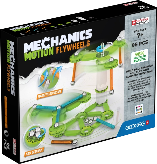 Geomag Mechanics Motion Flywheels bouwset 96 onderdelen