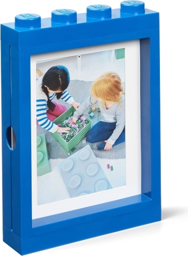 Cadre photo Lego bleu