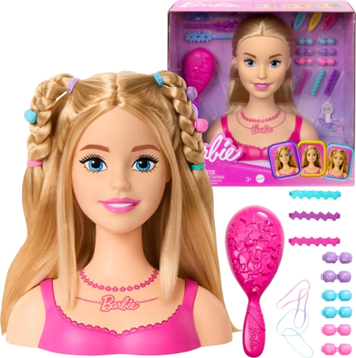 Barbie Styling Head with Accessories, 20 Pieces