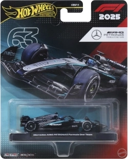 Hot Wheels premium die-cast FORMULA 1 MERCEDES-BENZ George Russell #63 1:64